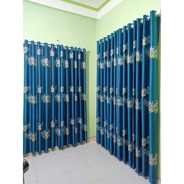Rèm cửa may sẵn vải ngoc trai loại 1 dày mượt nhiều kích thước - Ảnh 5
