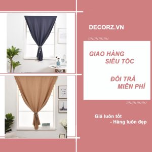 màn cửa sổ chống nắng may sẵn rem cua so treo phòng ngủ