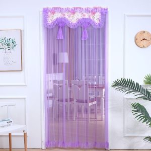 Hàng Mới Về Rèm Cửa Ren Chống Muỗi Đặc Biệt Cho Cửa Ra Vào/Cửa Ra Vào Phòng Ngủ Gia Đình Mùa Hè - Ảnh 5