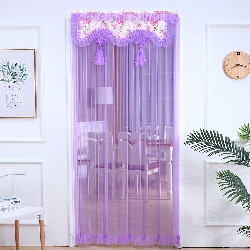 Hàng Mới Về Rèm Cửa Ren Chống Muỗi Đặc Biệt Cho Cửa Ra Vào/Cửa Ra Vào Phòng Ngủ Gia Đình Mùa Hè - Ảnh 5