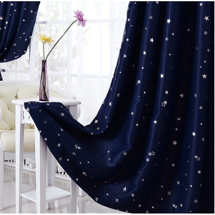 Rèm Vải Ngôi Sao Nhỏ Decor Kim Vinh Khoen Lỗ DCKV141 - Ảnh 6