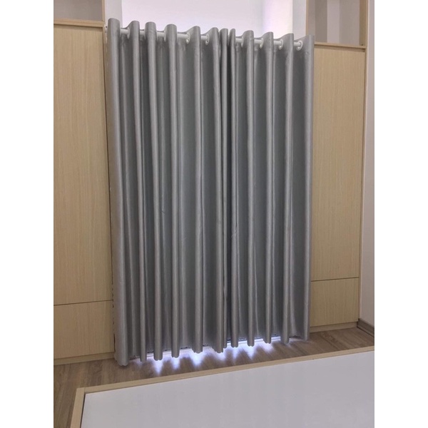 Rèm Cửa Vải Che Nắng Một Mầu Trơn Giá Rẻ( Làm Mọi Kích Thươc) Rem Vai Sang Trọng và Hiện Đại, Rèm vải cản sáng 99% - Ảnh 6