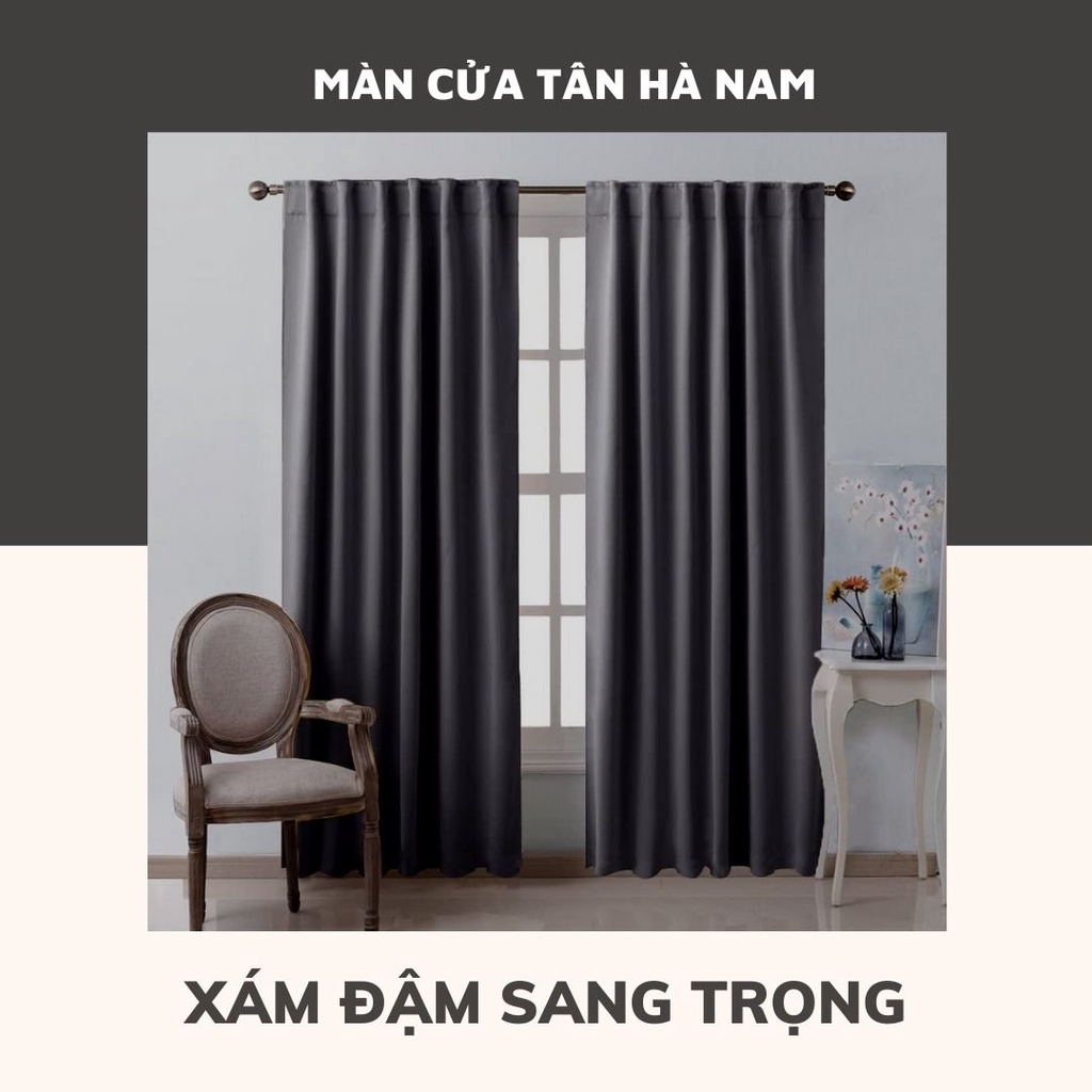 Rèm Cửa Sổ Phòng Ngủ - Khả Năng Chống Nắng Tốt - Vải Trang Trí Decor Phòng - Màn cửa TÂN HÀ NAM - Ảnh 3