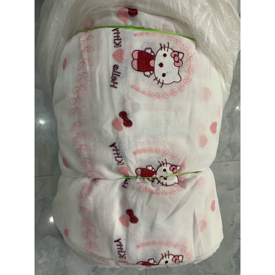 RÈM màn Vải Voan Hello Kitty Thế GIới Rèm Cửa RÈm Màu Hồng Phòng Ngủ Cho Bé - Ảnh 3