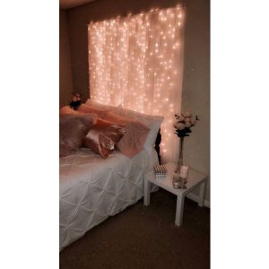 [CÓ ĐIỀU KHIỂN TỪ XA] Đèn Led Thả Rèm 300 Led Đom Đóm Rèm Mành Dây Đồng Trang Trí Nhà Cửa Phòng Khách Phòng Ngủ Trang - Ảnh 2