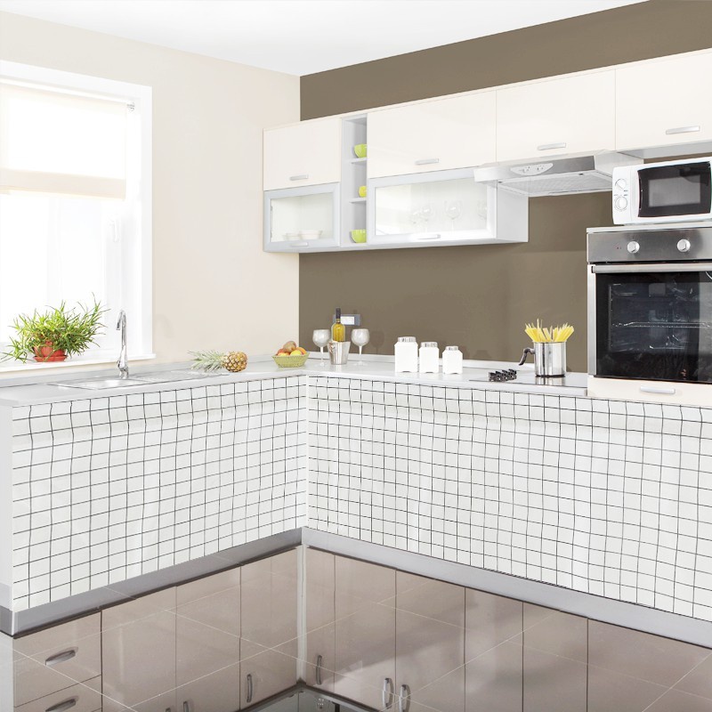 Rèm vải dày chống bụi chống thấm nước cho cửa tủ nhà bếp - Ảnh 5