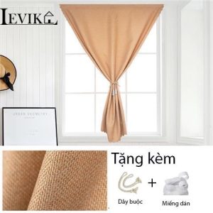 Rèm Cửa Dán Tường, màn cửa sổ chống nắng may sẵn treo phòng ngủ - Rèm LEVIKA.HN - Ảnh 3