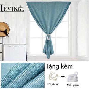 Rèm Cửa Dán Tường, màn cửa sổ chống nắng may sẵn treo phòng ngủ - Rèm LEVIKA.HN - Ảnh 5