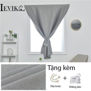 Rèm Cửa Dán Tường, màn cửa sổ chống nắng may sẵn treo phòng ngủ - Rèm LEVIKA.HN - Ảnh 4