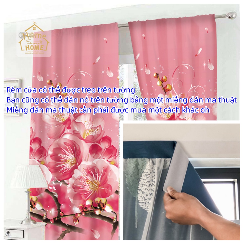 rèm cửa sổ dán tường rèm cuốn cửa sổ rèm cửa chính rèm cửa sổ chống nắng 125*180cm - Ảnh 2