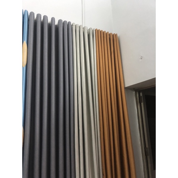 rèm vải thô dày đẹp, cản sáng 100% rộng 1,7m cao 2,85m màu ghi đen - Ảnh 5