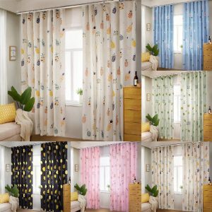 Rèm Cửa Sổ In Họa Tiết Hiện Đại Trang Trí Phòng Khách / Phòng Ngủ