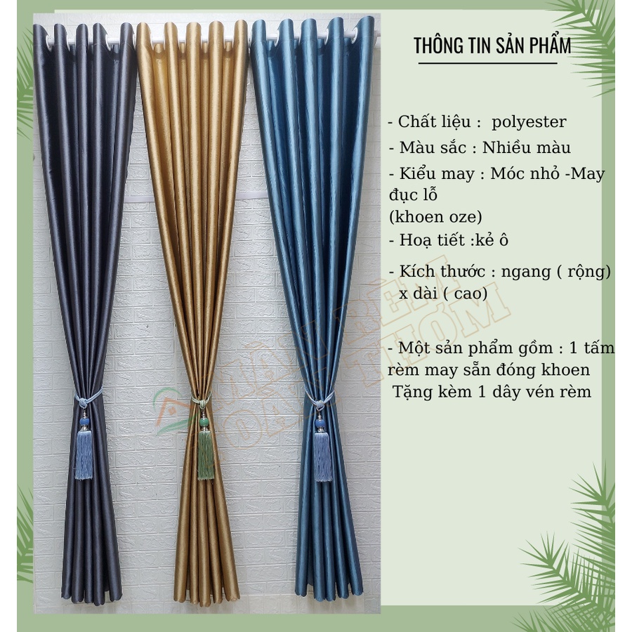 Rèm Cửa Vải dày đẹp Chống Nắng Ngăn bụi Cản nhiệt - Ảnh 2