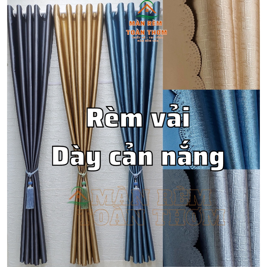 Rèm Cửa Vải dày đẹp Chống Nắng Ngăn bụi Cản nhiệt