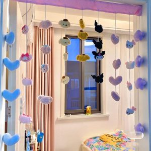 Rèm Cửa Họa Tiết Hoạt Hình Dễ Thương Trang Trí Phòng Khách / Phòng Ngủ - Ảnh 2
