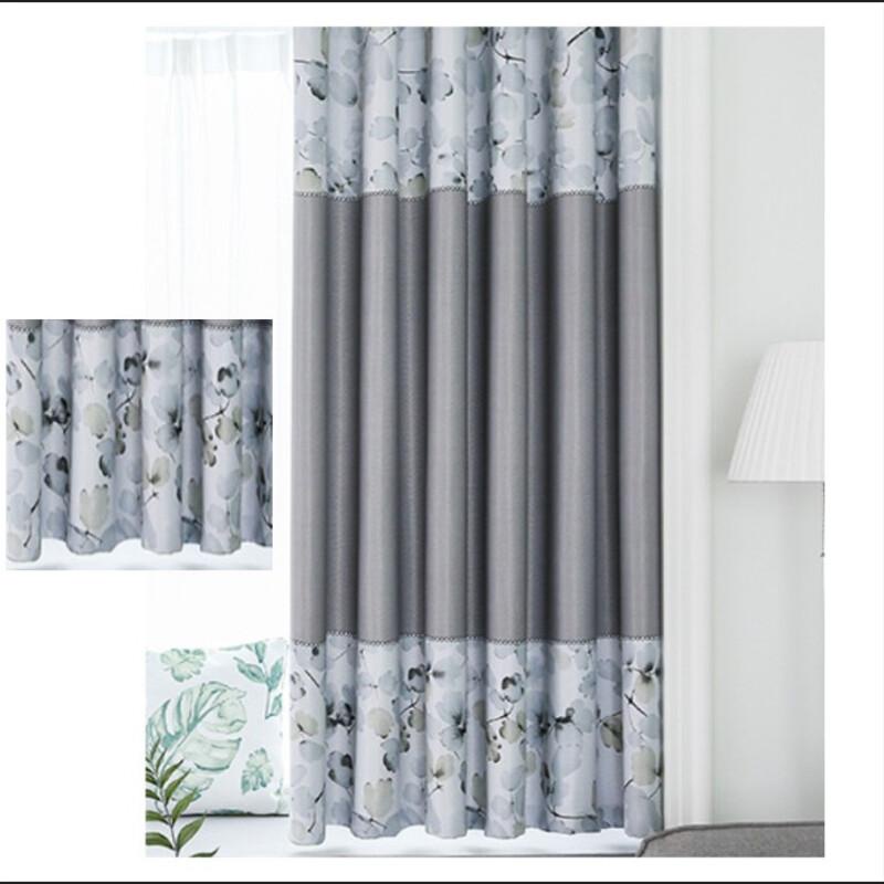 Rèm Vải Mẫu Hoa Phối Màu Decor Kim Vinh Khoen Lỗ DCKV78 - Ảnh 4
