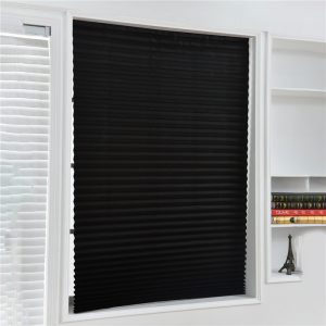 Rèm Cửa Bán Nguyệt Xếp Ly Tự Dính Bằng Vải Không Dệt Cho Phòng Khách / Phòng Ngủ / Nhà Bếp - Ảnh 7
