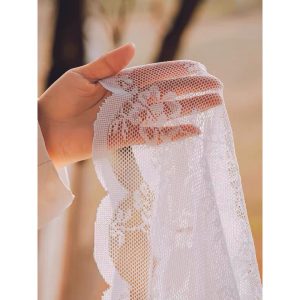 Rèm Cửa Vải Ren Hoa, Rèm Cửa Voan Hoa Xinh Xắn Sang Trọng Trang Trí Vintage - Ảnh 5