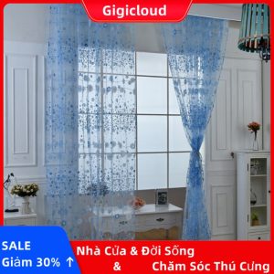 Rèm cửa sổ Vải Tuyn 100x200cm Họa Tiết Hoa Trang Nhã - Ảnh 3