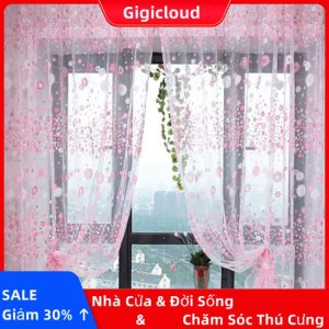 Rèm cửa sổ Vải Tuyn 100x200cm Họa Tiết Hoa Trang Nhã - Ảnh 6