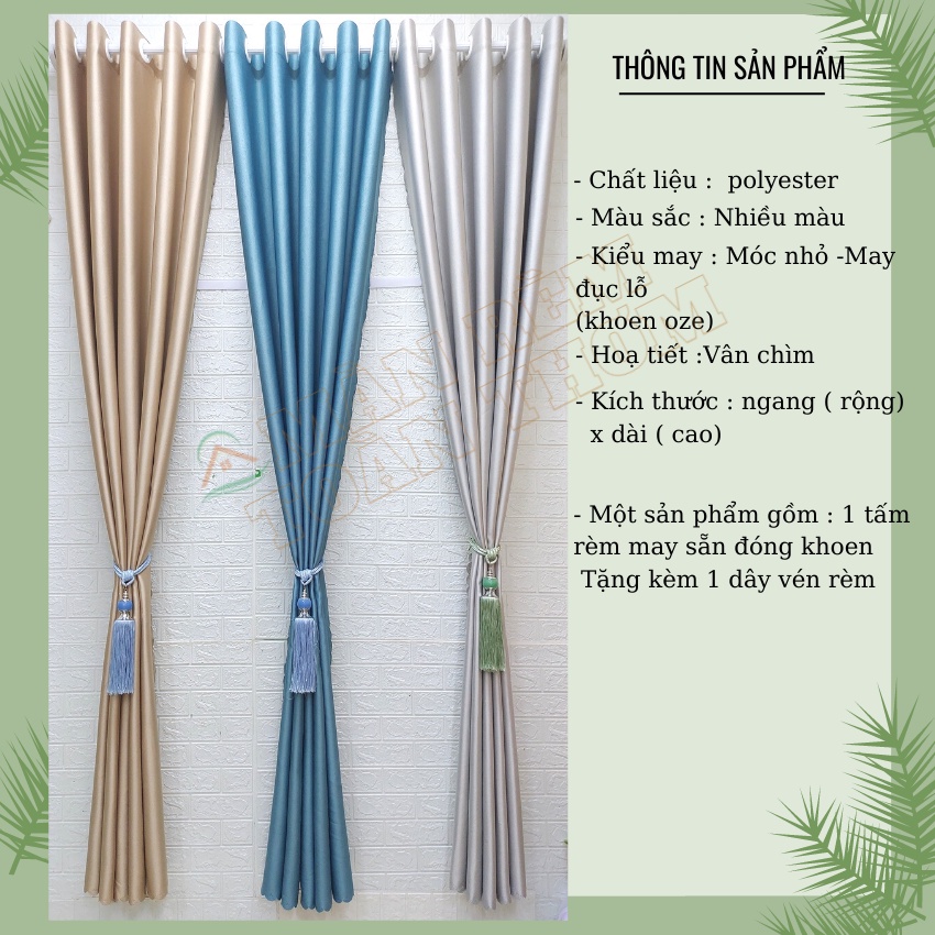 Rèm cửa vải dày mềm mịn Cản nhiệt điều hòa Chống nắng - Ảnh 2