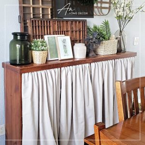 Rèm vải Linen che tủ