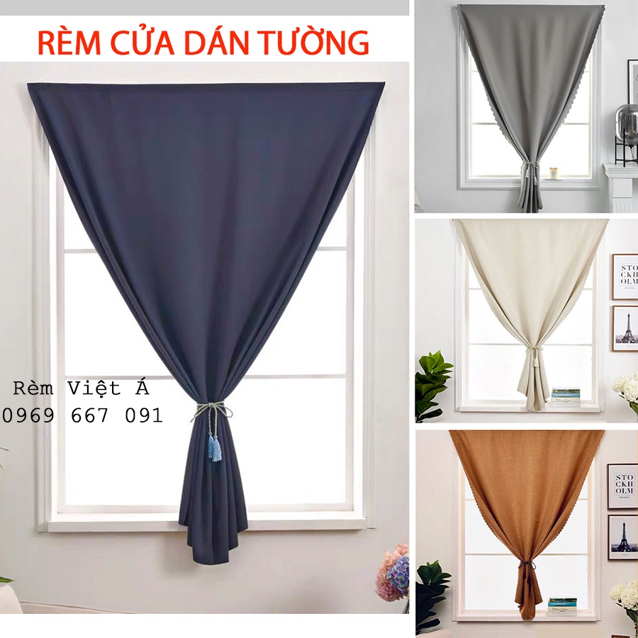 Rèm Cửa Dán Tường - Không Cần Khoan