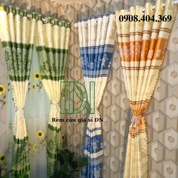 Rèm vải gấm cửa sổ tùy chọn nhiều màu,tặng kèm dây vén xịn. - Ảnh 4