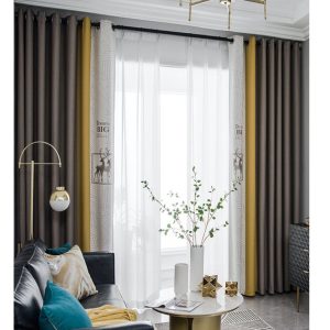 Rèm treo 2 lớp treo tường chống nắng, trang trí cửa sổ - phòng khách- decord phòng ngủ. - Ảnh 5