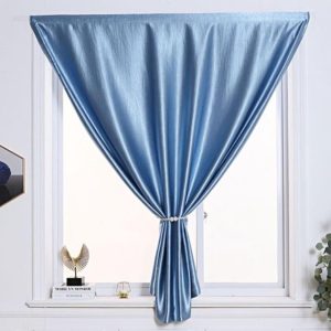 Rèm cửa dán tường, rèm cửa sổ vải gấm cao gấp, shop remcuamia - Ảnh 5