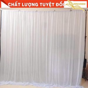 (LOẠI 1) Rèm voan trang trí,rèm vải, rèm trắng trang trí sinh nhật (Đã May Sẵn) - Ảnh 4