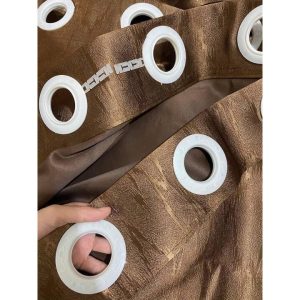 Rèm Cửa Sổ , Rèm Cửa Che Nắng Vải Gấm Dệt 3 Lớp Hang Loại 1 Chất Lượng Cao Chống Bám Bụi Tạo Song Rèm Đẹp - Ảnh 7