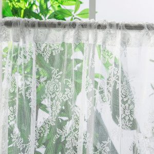 rèm cửa voan hoa xinh xắn sang trọng hoa lá đẹp nhiều mẫu