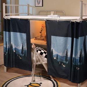 Rèm Vải Che Giường Tầng Tầng Tầng Tầng Tầng Tầng Phong Cách Mới Chống Bụi Chống Gió Cho Sinh Viên Ký Túc Xá Sinh Viên Ký Túc Xá