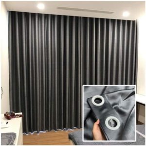 Rèm Cửa Sổ , Rèm Cửa Che Nắng Vải Gấm Dệt 3 Lớp Hang Loại 1 Chất Lượng Cao Chống Bám Bụi Tạo Song Rèm Đẹp - Ảnh 5