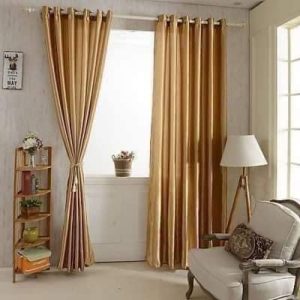rèm cửa chính vải gấm