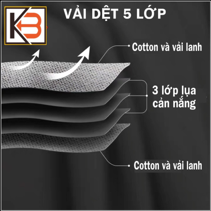 Rèm cửa KB kb19 vải dày nhiều màu sắc - Ảnh 5