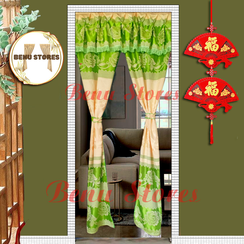 rèm cửa sổ BENU STORES gấm nổi se lai xung quanh giá rẻ
