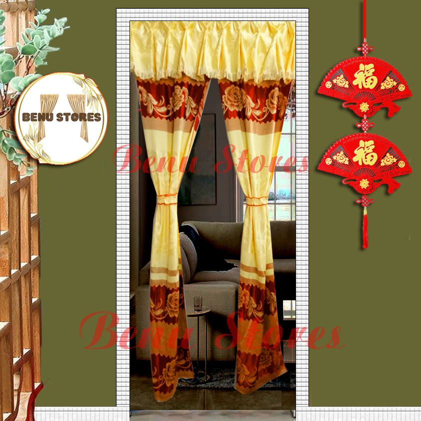 Rèm cửa chính, rèm cửa sổ BENU STORES gấm nổi se lai xung quanh giá rẻ, bền, đẹp nhiều màu sắc - Ảnh 6