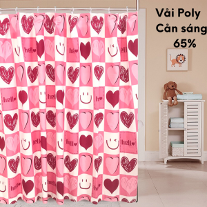 treo cửa chắn nắng vải Poly có móc treo sẵn nhiều mẫu đủ kích thước