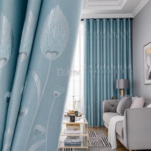 Lưu ý: (sản phẩm đã may khoen tròn và dây cột không kèm thanh treo)