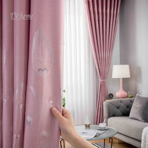 RÈM CỬA HOA VĂN (SIZE NHỎ) cho cửa sổ, Lưu ý: (sản phẩm đã may khoen tròn và dây cột không kèm thanh treo) - Ảnh 3