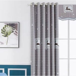 Rèm Dán Rừng Thông Xám Decor Kim Vinh DCKV305