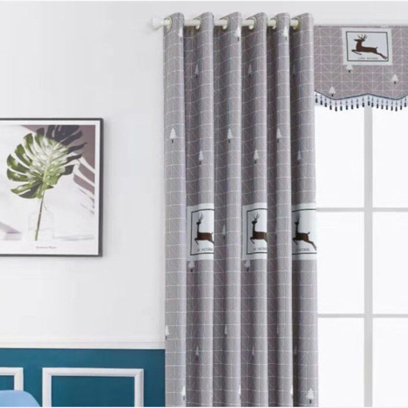 Rèm Dán Rừng Thông Xám Decor Kim Vinh DCKV305