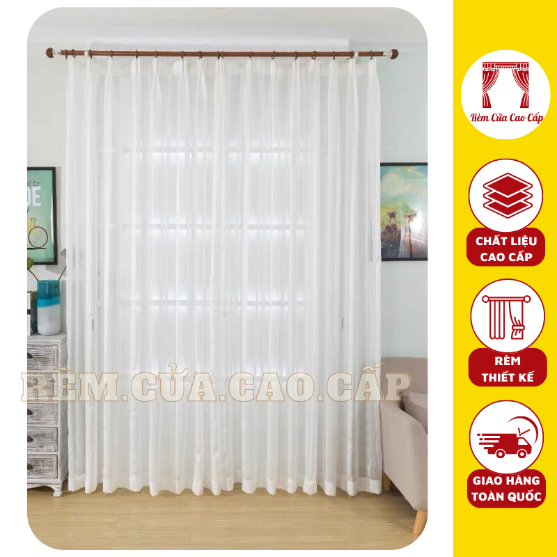 Rèm Vải Von Đẹp Rèm Von Trang Trí Cửa Sổ - Rèm Cửa Cao Cấp