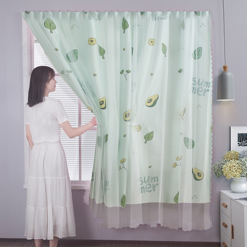 Rèm Cửa Sổ Phòng Ngủ Dán Tường, màn cửa sổ chống nắng may sẵn treo phòng ngủ - Ảnh 6