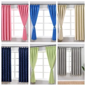 Rèm cửa sổ phòng ngủ cao cấp chống nắng tốt PK khoan lỗ - Ngôi Sao RPK066