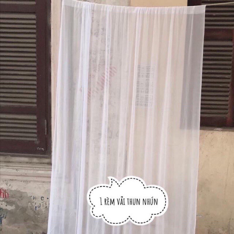 Rèm vải sinh nhật (ĐÃ MAY SẴN) làm phông sinh nhật, rèm vải thun nhún có ảnh thật - Ảnh 5