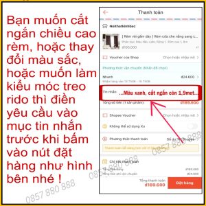 [ Rèm Rido Đẹp KB24 ] Rido rèm cửa, vách ngăn phòng, rèm luồn dây vải gấm đẹp - Ảnh 5