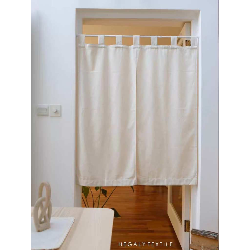 Rèm cửa ngăn phòng VẢI MỘC CANVAS loại mới phong cách Nhật bản (Đã bao gồm rèm và thanh treo)